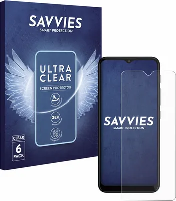 Produktbild von 6x Für Motorola Moto G20 Schutzfolie Savvies Displayschutz Display Schutz Folie Klar Transparent