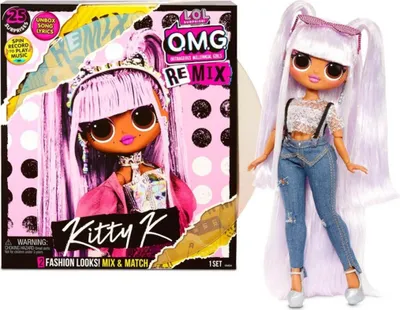 Produktbild von L.O.L. Surprise! OMG Remix- Doll 2- Kitty Queen, Mehrfarben, Modepuppe, Weiblich, Junge/Mädchen, 4 Jahr(e), 14 Jahr(e)