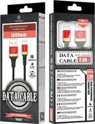 Image de USB vers Lightning, 2,0 A - 1 m - Or/Rouge
