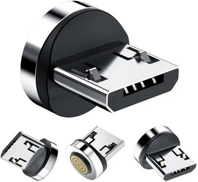 Obrázok produktu pre Magnetické konektory Micro USB pre zariadenia s operačným systémom Android (sada 4 ks)
