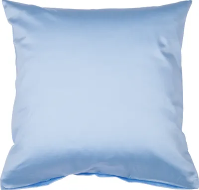 Produktbild von Traumschloss Mako-Satin Kissenbezug 40 x 40 cm hellblau 100% Mako-Baumwolle, mit Reißverschluss