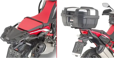 Produktbild von Givi Monokey/monolock Honda Crf1100l Africa Twin Topcase Heckmontage Schwarz Schwarz One Size