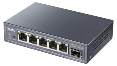 Produktbild von CUDY GS105ES1 5-Port Gigabit Switch Light Managed mit 1 SFP