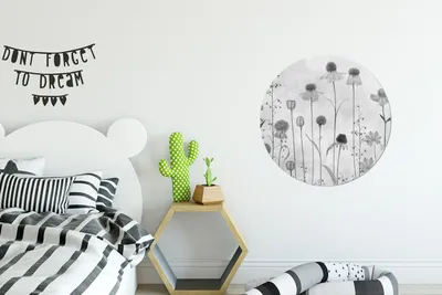 Produktbild von MuchoWow® - Wand Kreis - Wand Bild - Foto Tapete - Selbstklebende - Wohnzimmerdekoration - Wand Dekoration - Kinderzimmer