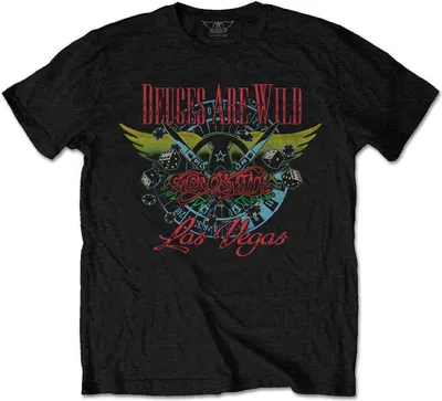 Obrázek produktu pro Aerosmith Deuces Are Wild, Vegas Black S Tričko