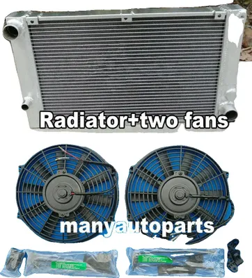 Image de Porsche 944 Turbo refroidisseur en aluminium, convient aux modèles 86-91 & 92-95, y compris deux ventilateurs