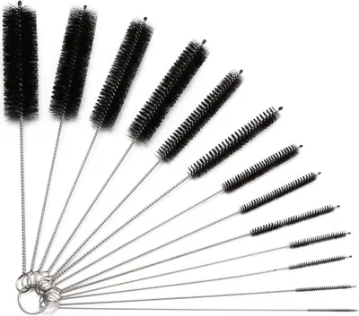 Produktbild von Vicloon Kleine Reinigungsbürste für Kaffeevollautomat,13 Pcs Strohhalm Bürste Set,Flasche Reinigungsbürsten Milchschlauchbürste Nylon Schlauchbürste Set,Flaschenbürste Dünn für Reinigen Teekanne Düse