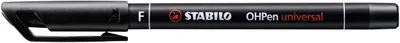 Image de Stylo pour film - STABILO OHPen universal - permanent fin - stylo individuel - noir