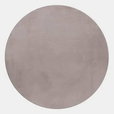 Productafbeelding van Ayyildiz Moderne en design vloerkleden Beige 200 cm rond Hoogpolig vloerkleed, vloerkleed voor de woonkamer, katoenen achterkant