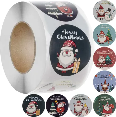 Image de Autocollants de Noël - rouleau de 500 pcs. Ruhy 22328