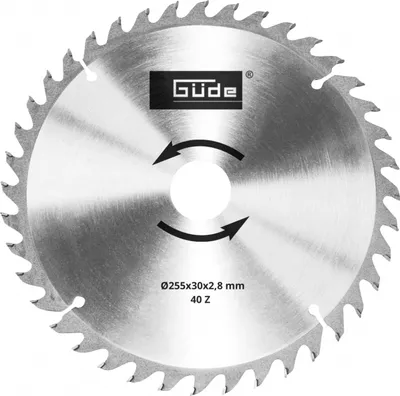 Obrázok produktu pre Güde GmbH KOTÚČ PÍLOVÝ HM 255x30x40Z 55264
