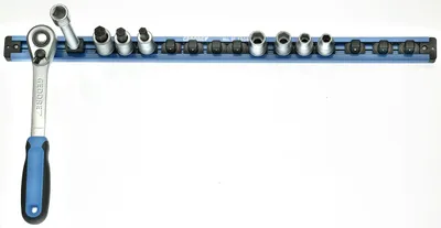 Produktbild von GEDORE SL 1916 Steckleiste 1/2" magnetisch, 580 mm 16 Steckplätze, 1761102