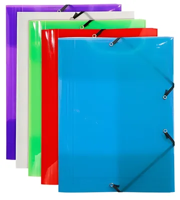 Image de Classeur Exacompta format A3 Crystal Colours, couleurs assorties