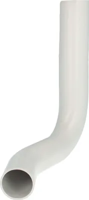 Produktbild von SANIT Spülbogen - 80 mm links versetzt  - für WC-Spülkasten - PVC weiß