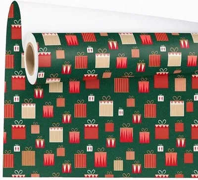 Obrázok produktu pre Dekoratívny papier zelený GIFTS 0,69 x 50 m