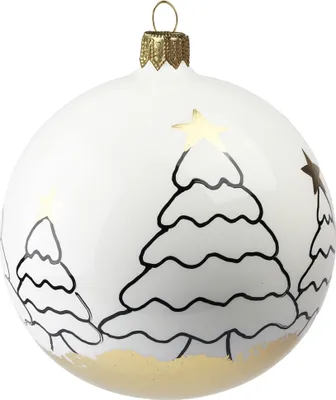 Produktbild von Weihnachtskugel mit Weihnachtsbaum Dekor