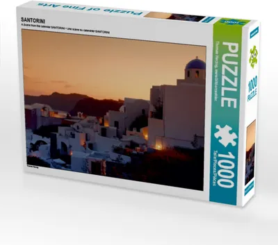 Produktbild von Calvendo SANTORINI 1000 Teile Puzzle quer 640x480mm, Herzog Thomas; 7346969