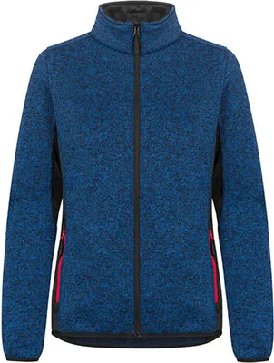 Produktbild von Strick Jacke Workwear Damen, Königsblau-Melange, S