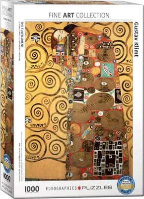 Image de Gustav Klimt - L'accomplissement - Puzzle de 1000 pièces au format 68x48 cm