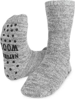 Produktbild von Circle Five Winterhausschuhe mit ABS-Druck - Wollsocken