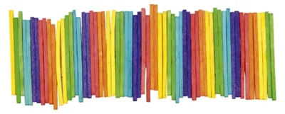Produktbild von 200-007 Bastelhölzchen, bunt, 1000-teilig (1 Set)