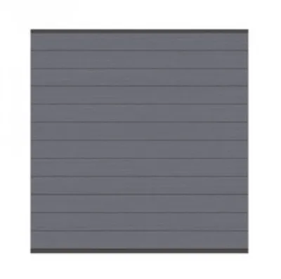 Produktbild von Sichtschutzzaun System WPC Zaunfeld-Set anthrazit 178x183cm
