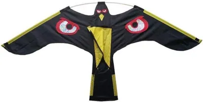 Produktbild von 2 Stück Vogelscheuche Drachen Vogelschreck Vogelabwehr Drachen , Ogelscheuche Vogelschreck, Fliegende Drachen, , 1,40 m,Vogelschreck Flugdrachen, Großer Vogelschreck Falkendrachen