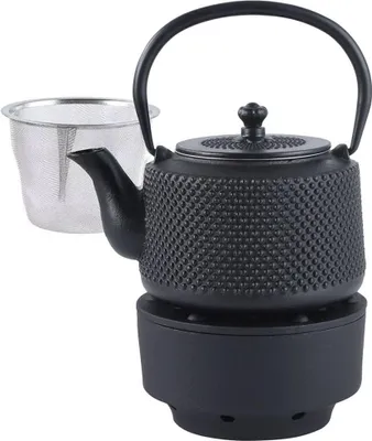 Produktbild von KINGHOFF Gusseisen Teekanne KH-1847 0,8L mit Filter und Teewärmer