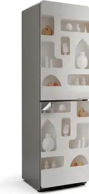 Zdjęcie produktu dla Delikatna mała roślinność - Naklejka na lodówkę - Naklejka na lodówkę - Dekoracja lodówki - Folia samoprzylepna na lodówkę - Dekoracja kuchni - 60x205 cm
