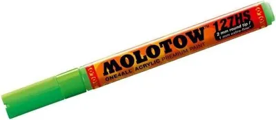 Produktbild von Permanentmarker One4All 127 HS nachfüllbar 2mm neongrün fluorecent.