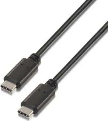 Image de Aisens - câble usb 2.0 3a, type usb-c/m-usb-c/m, noir, 3.0m