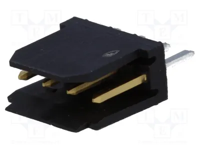 Productafbeelding van 2x THT-connector, printplaat, mannelijk, 4 polen, 2,54 mm, 3A, artikelnummer 76384-304LF - connector