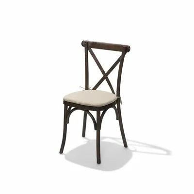 Produktbild von Sitzkissen Gepolstertes ecru für Crossback (bar)stuhl, 46x45x2cm (BxTxH), 50100CSHN