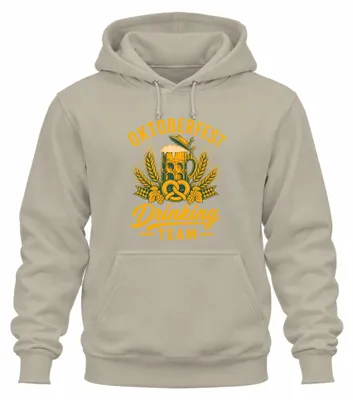 Productafbeelding van , drinkteam, bier, traditionele kleding (shirt), lederhosen, hoodie, sweater met capuchon, natuur, maat M