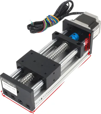 Obrázek produktu pro Lineární vedení CNC, kuličkový šroub SFU1605 s recirkulací, nastavitelná výška zdvihu, 400 mm