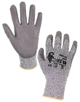 Obrázek produktu pro Rukavice protipořezové Cita, dlaň polyuretan, velikost XL/10, šedé