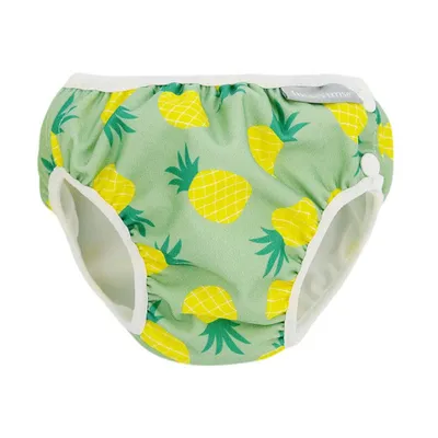 Produktbild von ImseVimse - waschbar Schwimmwindel - Grün Ananas - Größe S