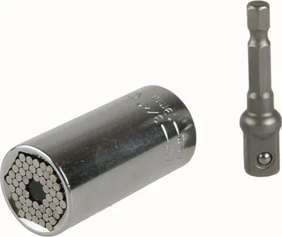 Produktbild von steckschlüssel 3/8" universal, für Schrauben, Spannweite 7-19mm