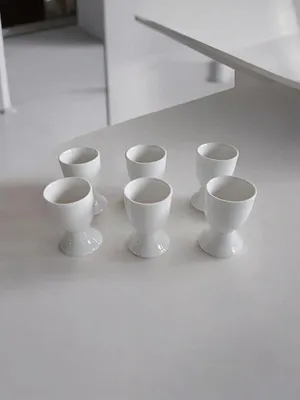 Immagine prodotto di Coppette in porcellana per la colazione - 6 pezzi - bianche