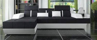 Productafbeelding van Stoffen bank, hoekbank, textielbank, bank, sofa, textiel, stoffen woonkamer, bekleding