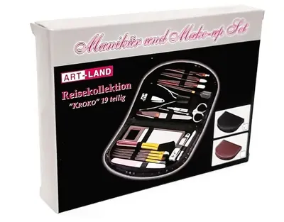 Produktbild von Maniküre und Make-up Set Reisekollektion 19-teilig inkl. Etui