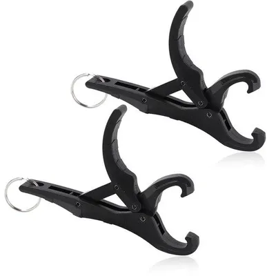 Immagine prodotto di Set di pinze per pesci, confezione da 2 pezzi per la pesca - Pinza multifunzionale con anello di presa, ideale per i pescatori
