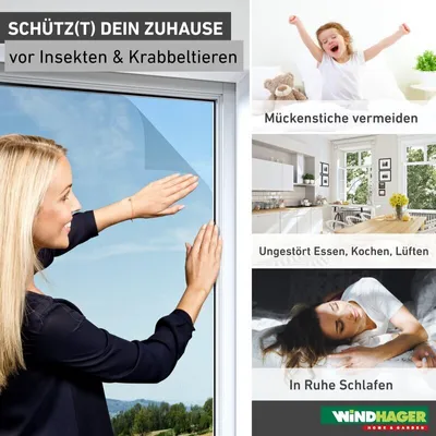 Produktbild von Stretch Fliegengitter ELASTIC 130 x 150 cm anthrazit