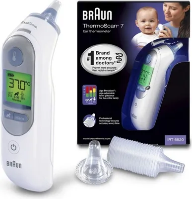 Produktbild von Braun ThermoScan 7 Ohrthermometer Gesundheitsmonitore Medizin Verschiedene praktischieren_DENKEN
