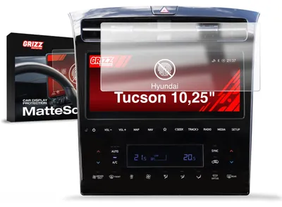 Produktbild von Matte Autodisplayfolie für Hyundai Tucson 10,25" (2020-2024), Grizz Protector