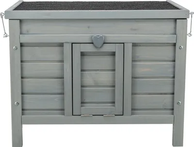 Image de Trixie Maison pour petits animaux avec rampe, gris
