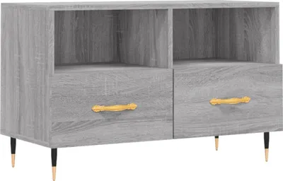 Produktbild von vidaXL TV-Schrank Grau Sonoma 80x36x50 cm Holzwerkstoff