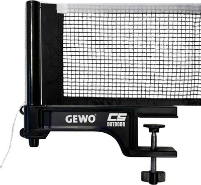 Produktbild von GEWO Tischtennisnetz CS Outdoor – wetterfest, mit Höhenverstellung & Klemmhalterung