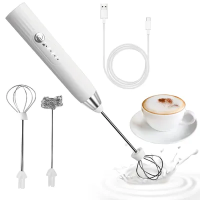 Produktbild von milchaufschäumer elektrisch stab, USB wiederaufladbar ​milchschäumer elektrisch,