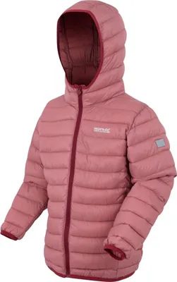 Produktbild von Regatta Marizion Baffle-Jacke mit Kapuze für Kinder, Farbe:Rosa, Kinder Größen:164